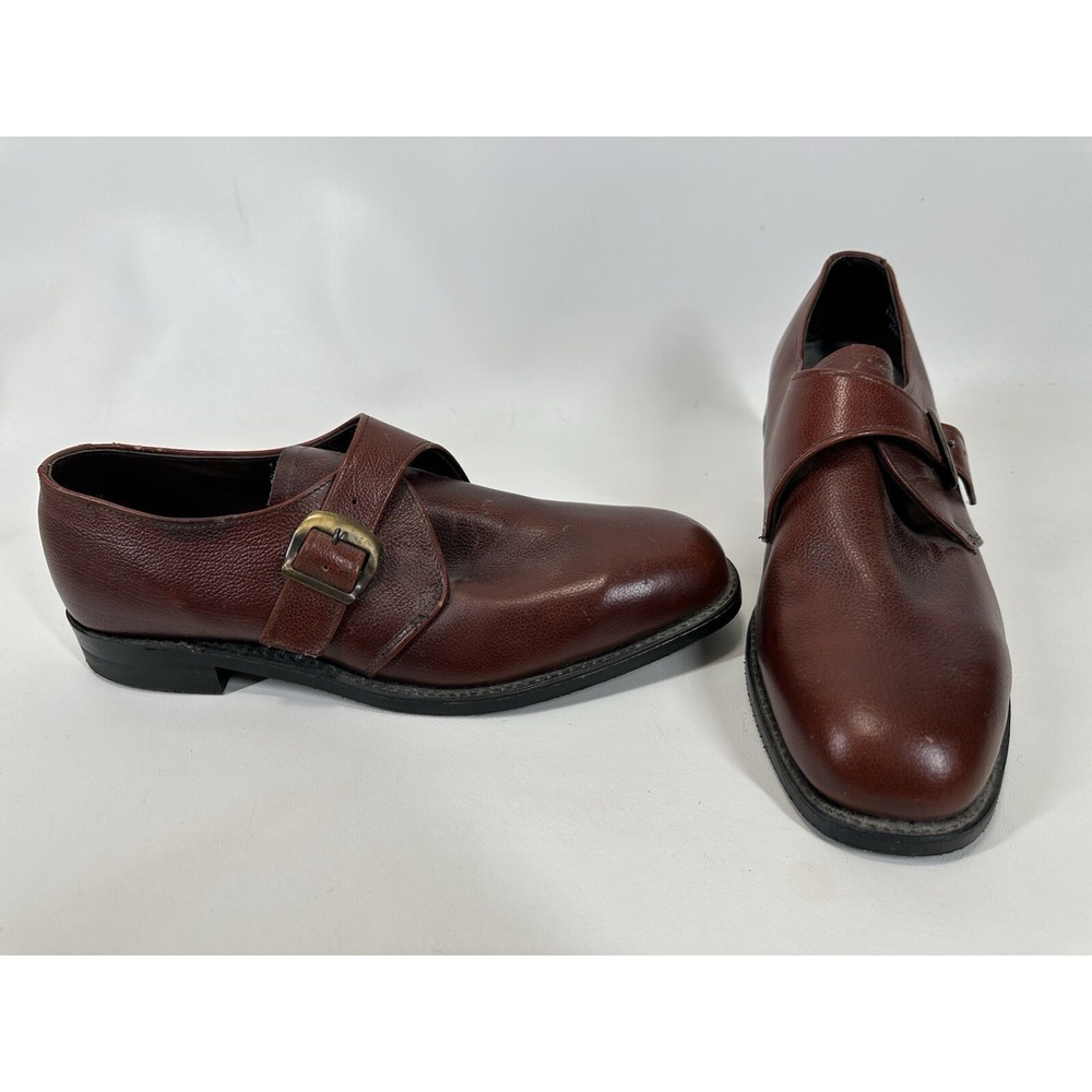 Lehigh Safety Shoes Monk Strap Dress Steel Toe Vintage Unused Size 11.5 E